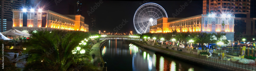 Arabic city by night