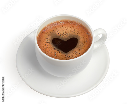 coffe cup with heart