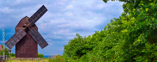 Obraz na płótnie Old wind mill w salonie
