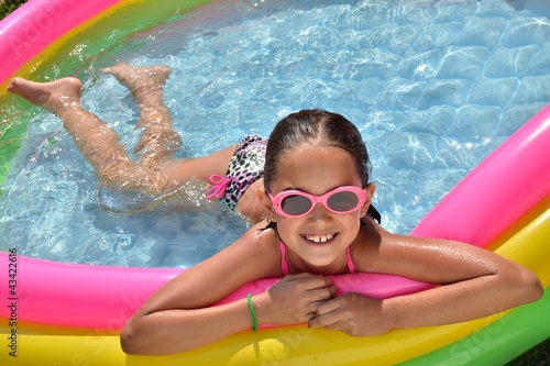 Little girl in Swimming Pool