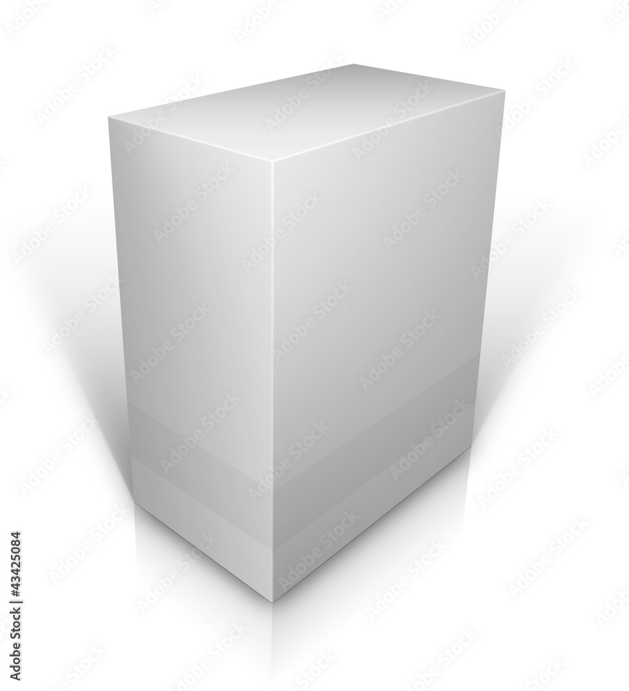 Blank book with white cover on white background.. Blank book with white cover on white background..