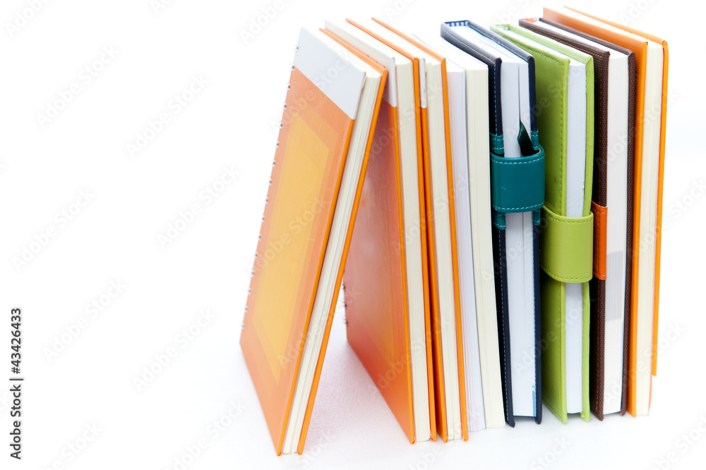 Book stack on white isolated Book stack on white isolated