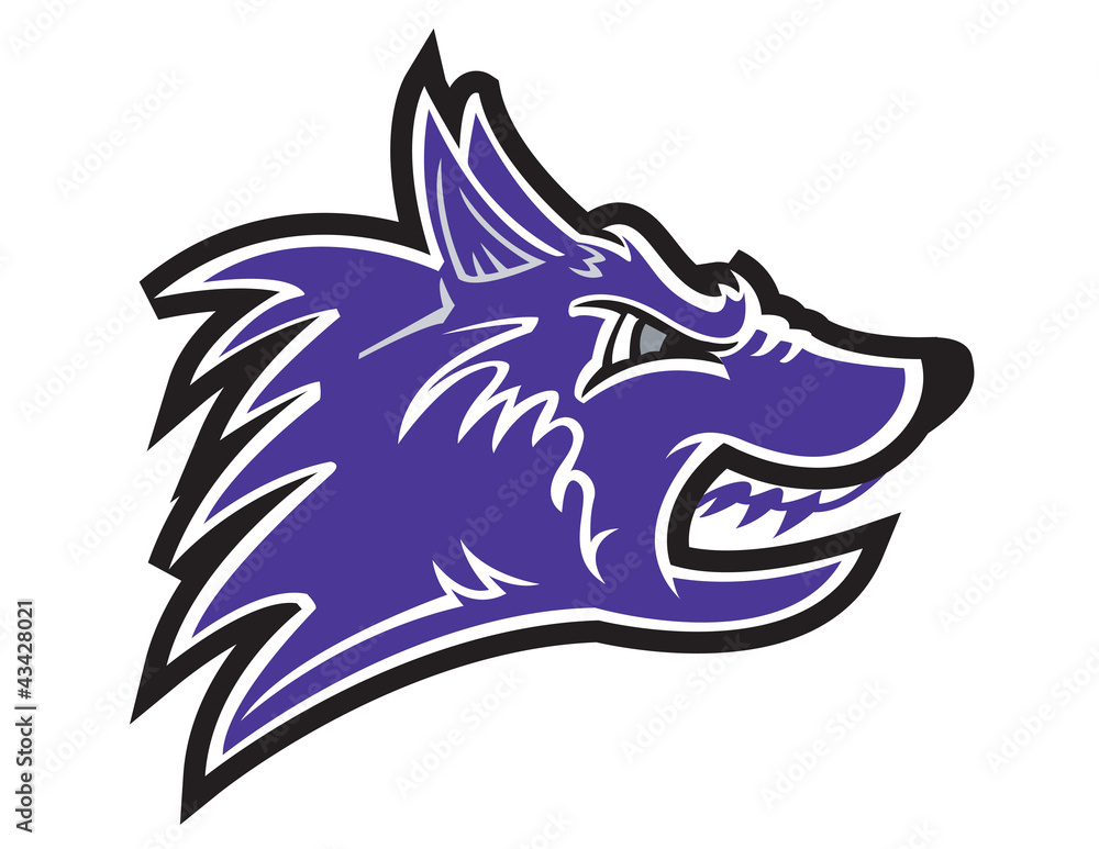 Angry wolf or dog in vector eps clip art format Angry wolf or dog in vector eps clip art format