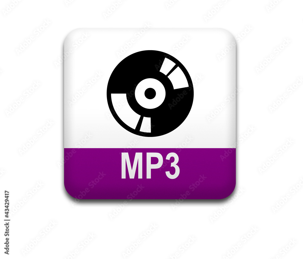 Boton cuadrado blanco mp3 Boton cuadrado blanco mp3