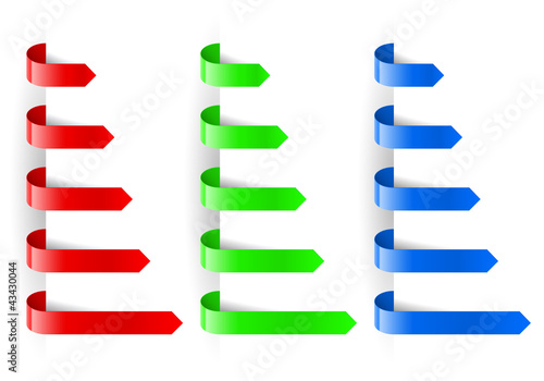 Color arrows marker paper