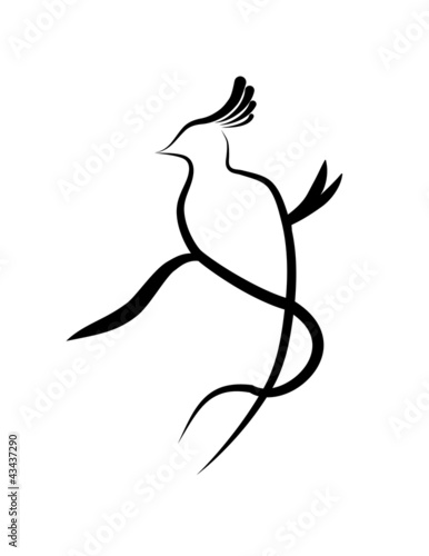 Oiseau stylisé