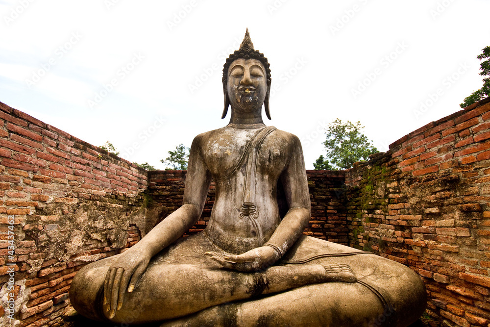Buddha in sukothai Thailand Buddha in sukothai Thailand