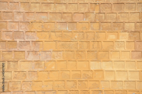 Orange background old wall