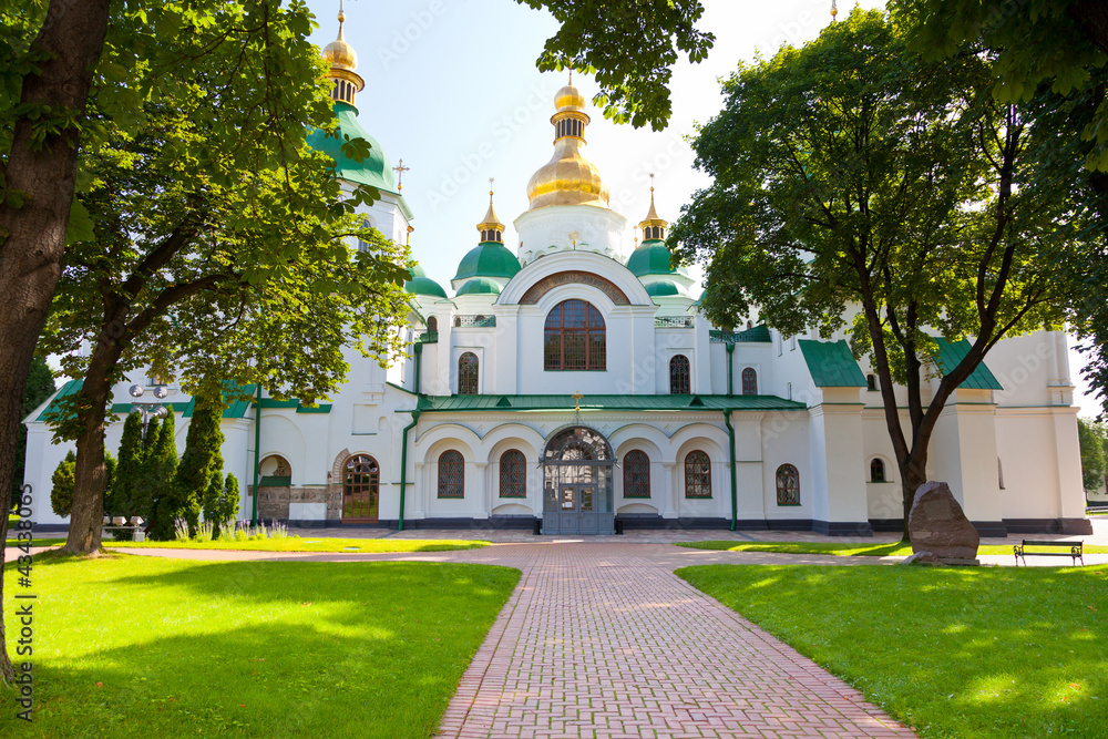 entrance in Saint Sophia Cathedral in Kiev entrance in Saint Sophia Cathedral in Kiev