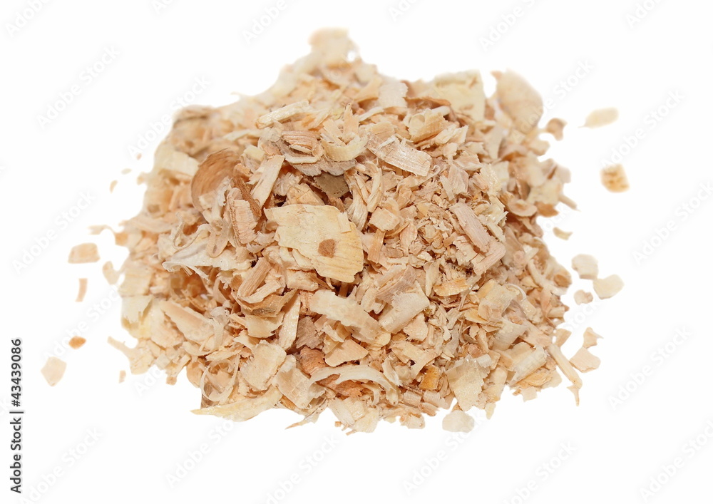 Pile wood shavings background Pile wood shavings background