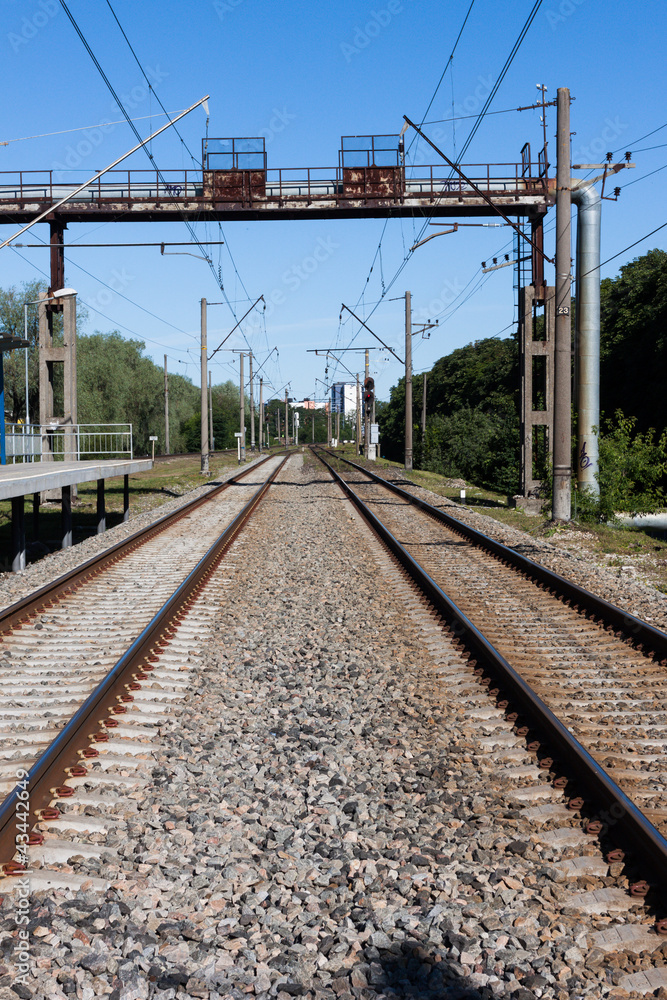 Railway rail road track
