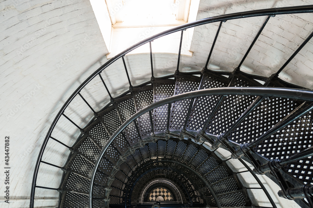 Obraz premium St. Augustine Lighthouse interior