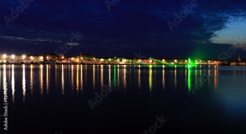 Weymouth Lazers over seafront in dorset