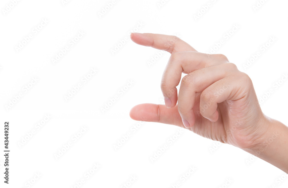Women hand to hold business card ,credit card,blank paper or ot Women hand to hold business card ,credit card,blank paper or ot