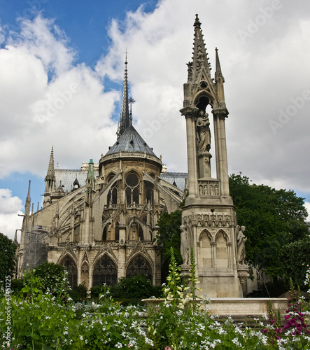 Notre Dame's Fountain