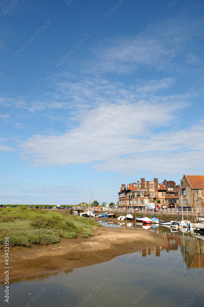The harbour at Blakeney on the North Norfolk coast