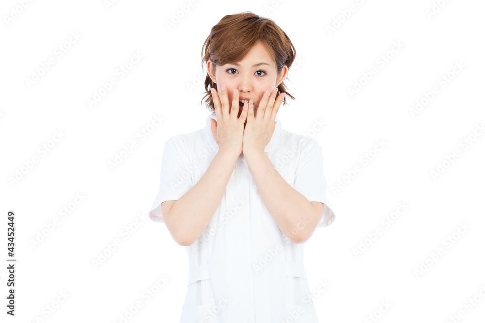 Beautiful young nurse. Portrait of asian. Beautiful young nurse. Portrait of asian.
