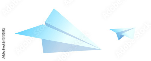 vector icon paper airplane
