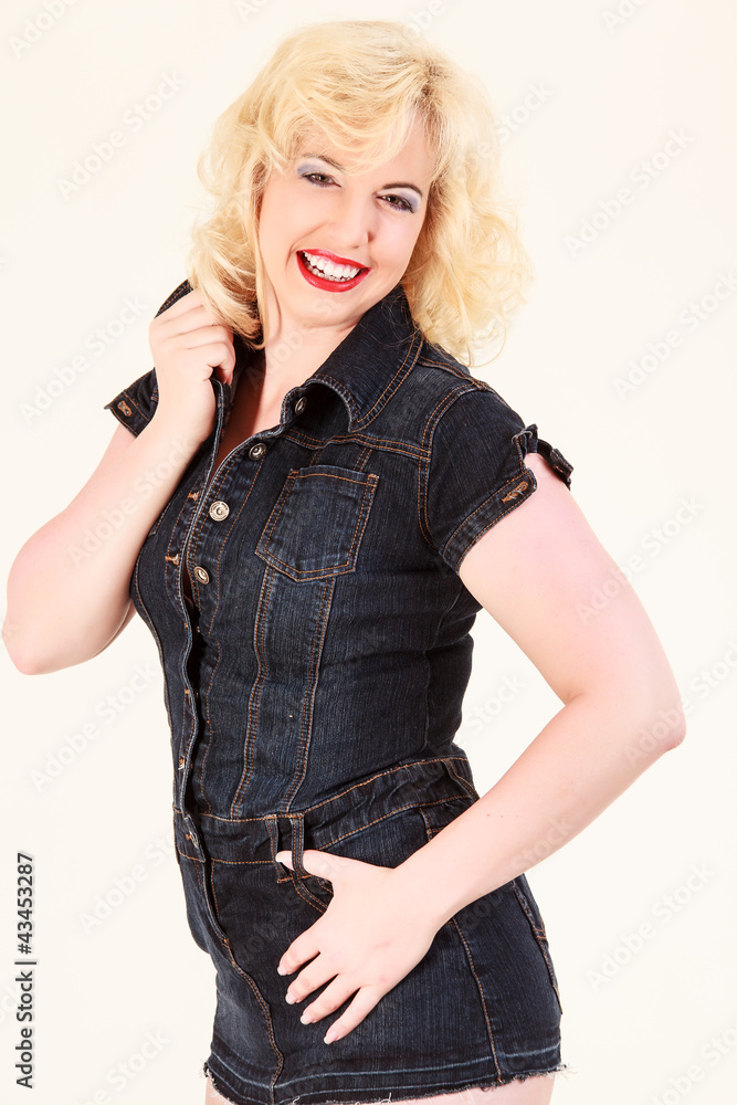 Lachende Blondine Lachende Blondine