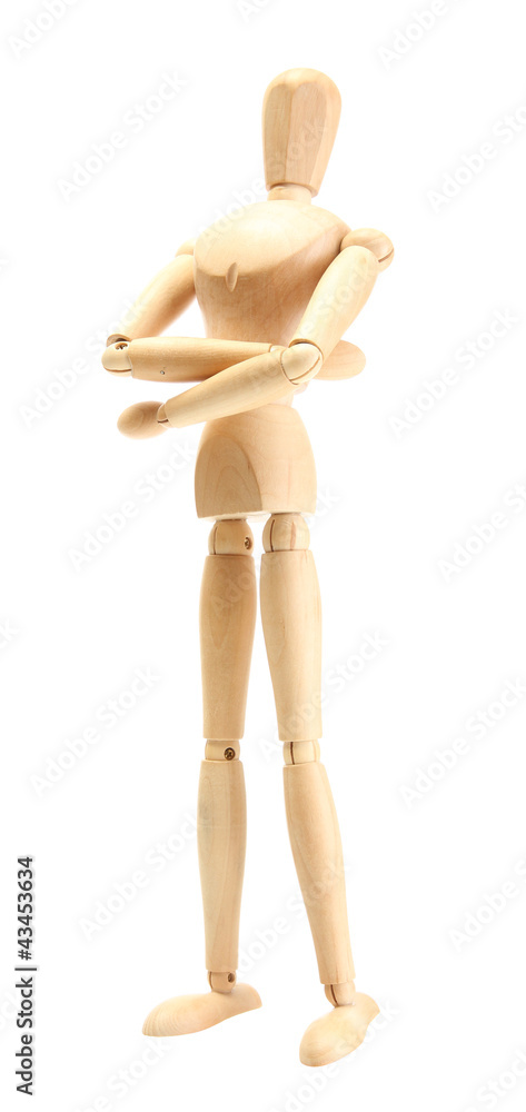 wooden mannequin isolated on white wooden mannequin isolated on white
