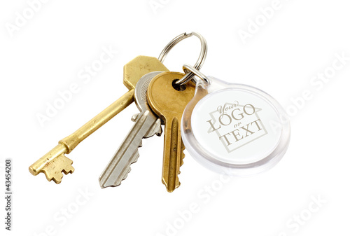 House keys blank tab