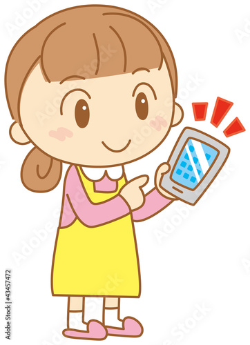 スマートフォンと主婦