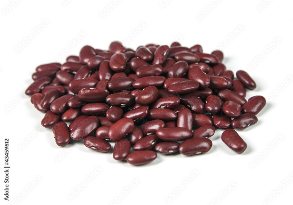 Kidney-beans, isolated on white background