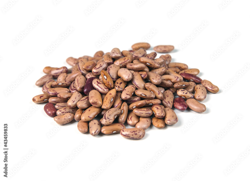 Pinto-beans, isolated on white background Pinto-beans, isolated on white background