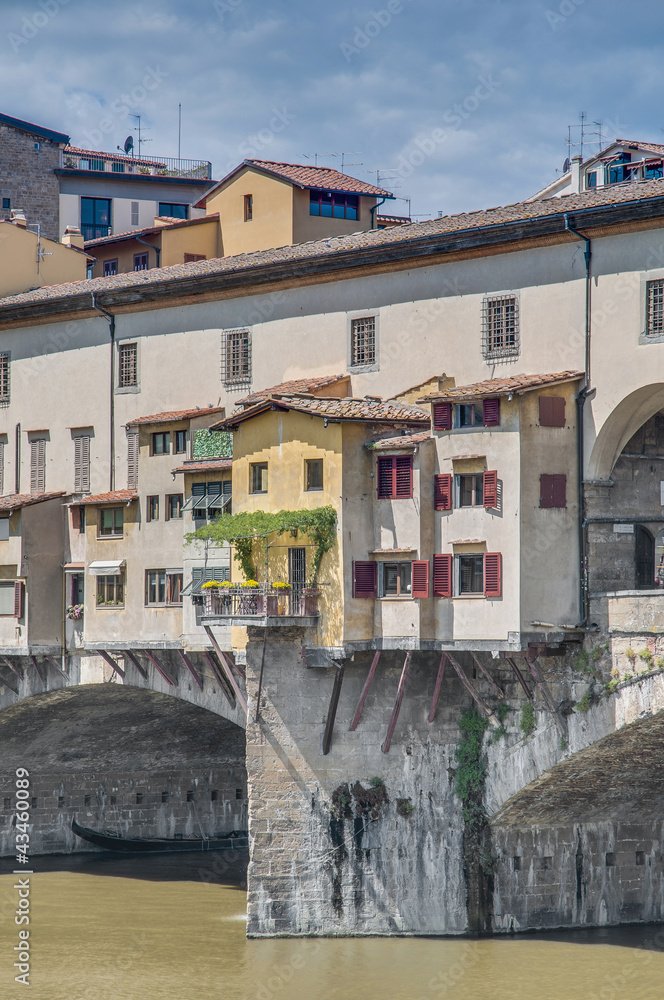 The Ponte Vecchio (Old Bridge) in Florence, Italy. The Ponte Vecchio (Old Bridge) in Florence, Italy.
