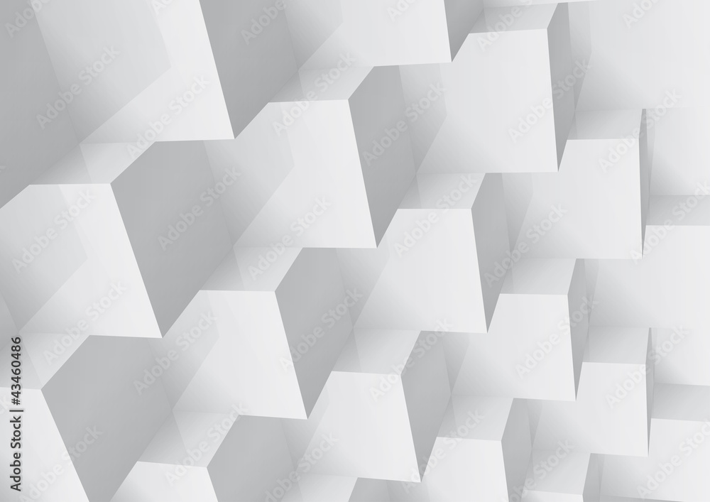 Obraz premium Streszczenie geometryczne tło ułożone sześcian, zmiana kolorów