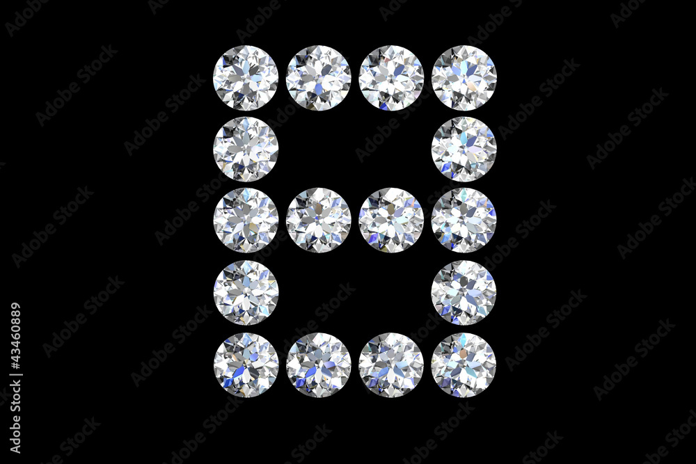 Diamond number eight Diamond number eight