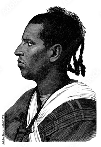 Traditional African Man (profil) photo
