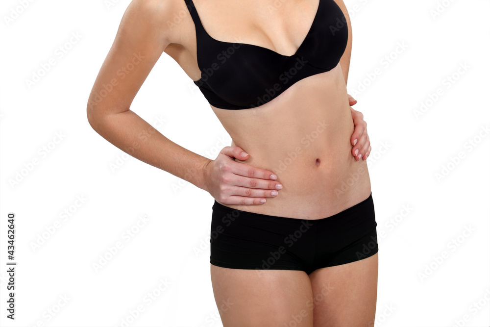 Woman posing in lingerie Woman posing in lingerie