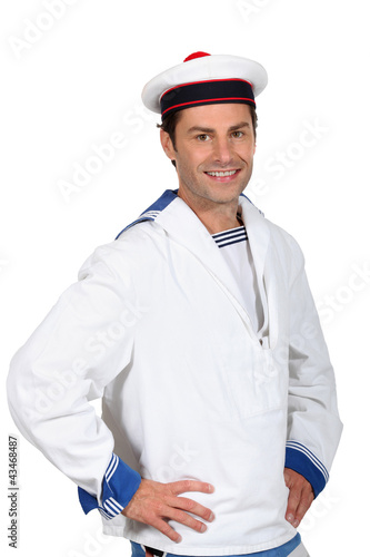 Man dressed as sailor