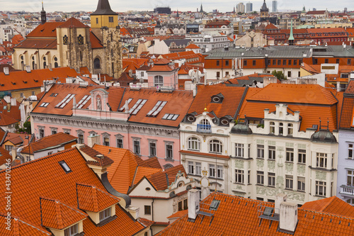 Roofs in Prague