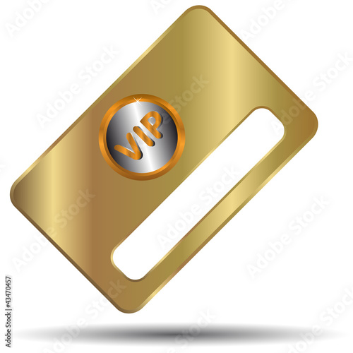 Gold vip card