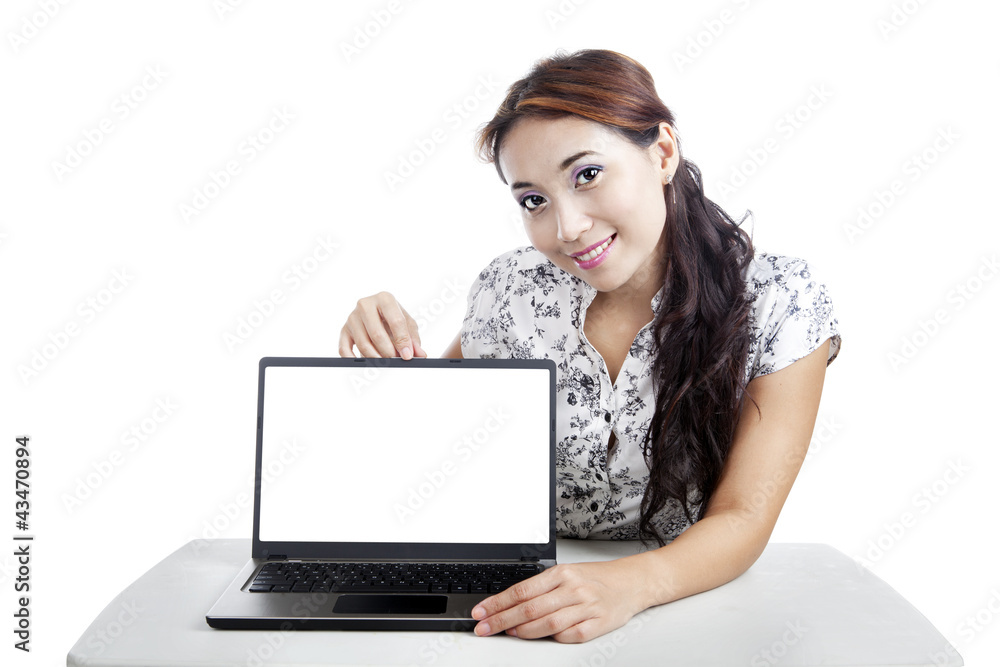 Pretty woman with copyspace Pretty woman with copyspace