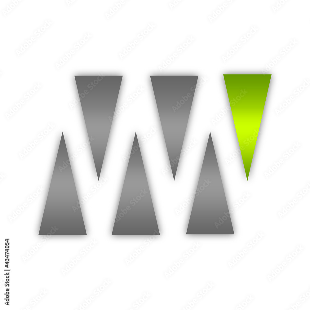 M.W. Company Logo Stock Vector | Adobe Stock