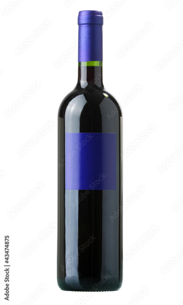 red vine bottle with blue label red vine bottle with blue label