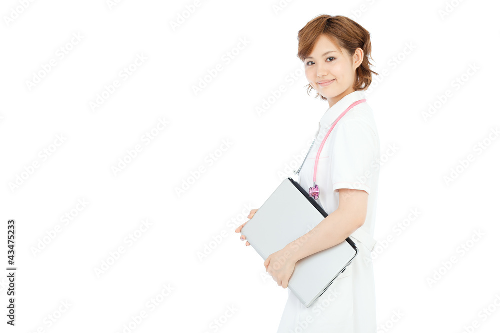 Beautiful young nurse. Portrait of asian. Beautiful young nurse. Portrait of asian.