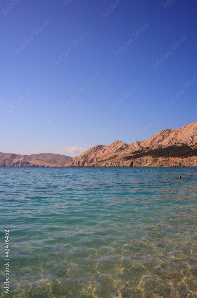 Naklejka premium Baska, Croatia