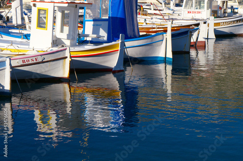 boat reflections