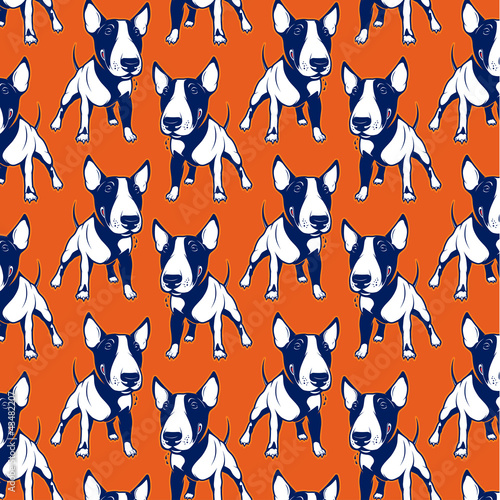Bull Terrier background