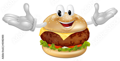 Burger Mascot Man
