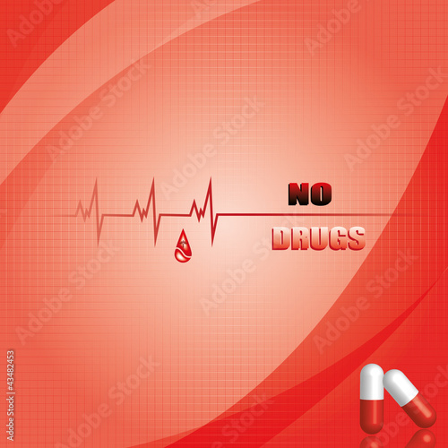 Abstract medical background