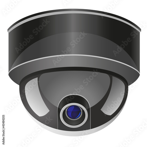 video surveillance camera illustration
