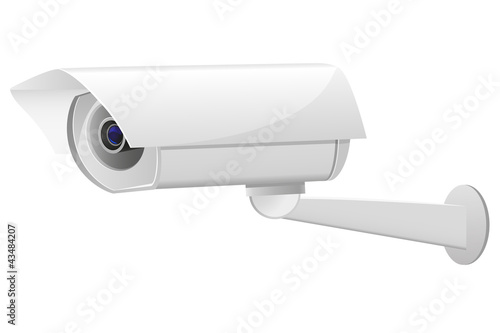 video surveillance camera illustration