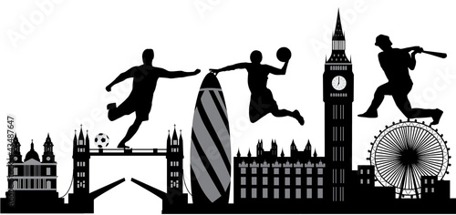 Canvas Print london sports