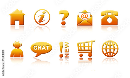 Web Icons Yellow
