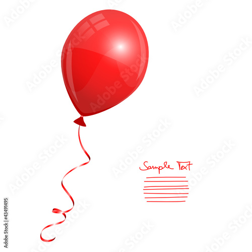 Single Red Balloon